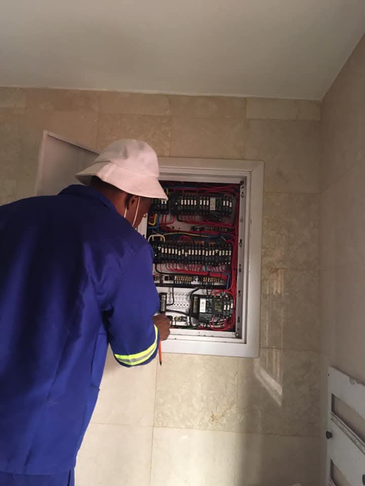 Full house wiring from the DB board to plugs, lights, and geysers in Sandton. Running conduit, pulling cables, installing fittings, and doing final testing and certification for safety.