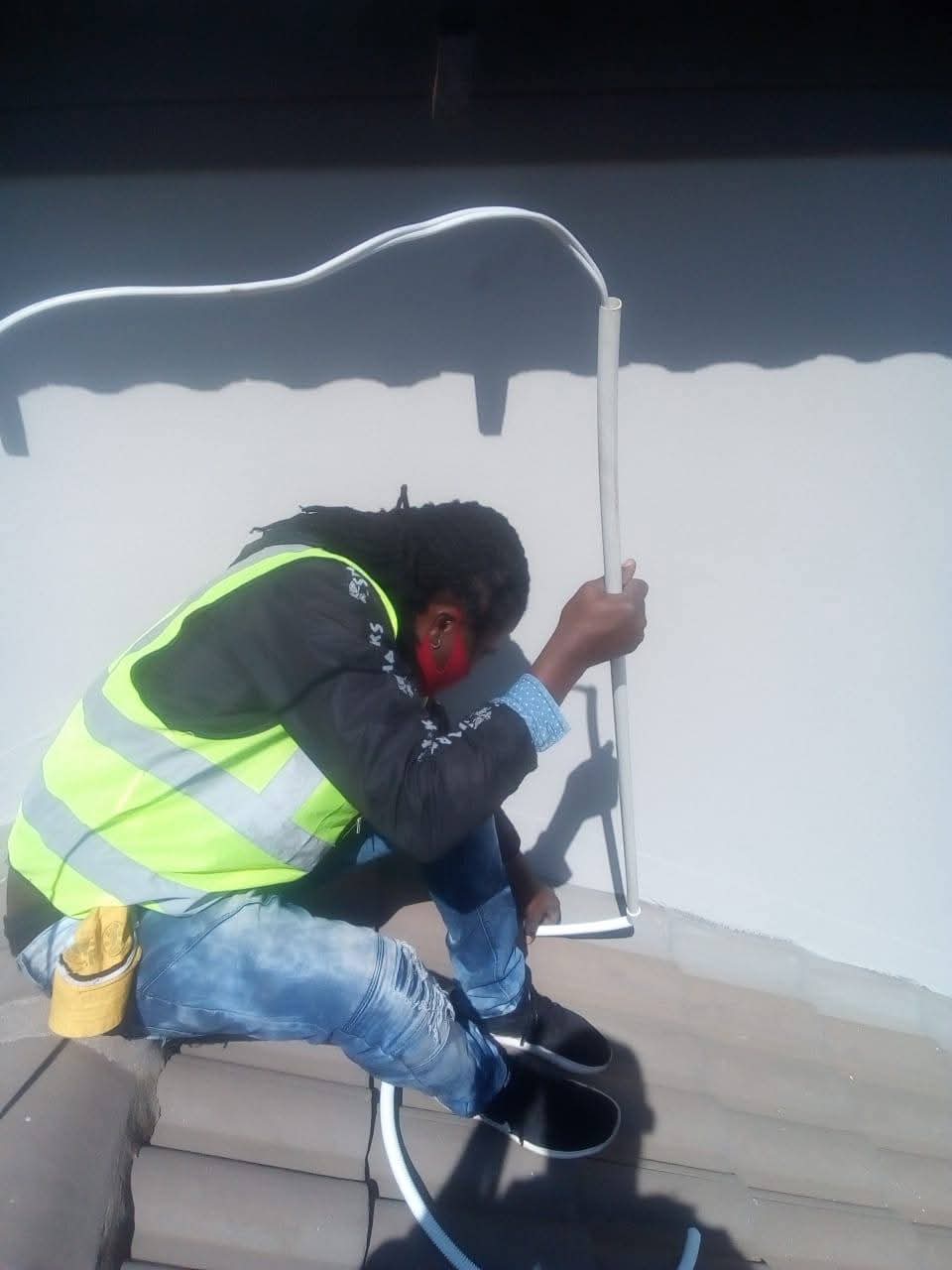 Running and securing PVC or metal conduit pipes through walls, ceilings, and floors in Randburg. This protects the electrical cables and keeps the wiring neat, safe, and up to code.